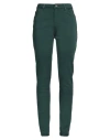 Marani Woman Pants Dark Green Size 32 Cotton, Polyester, Elastane