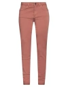 Marani Woman Pants Pastel Pink Size 28 Cotton, Polyester, Elastane