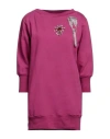 Marani Woman Sweatshirt Deep Purple Size S Cotton In Purple