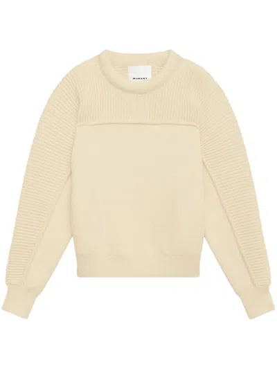 Marant Acolin Knitted Jumper In Neutrals