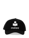 Isabel Marant Tyron Logo-embroidered Baseball Cap In Black