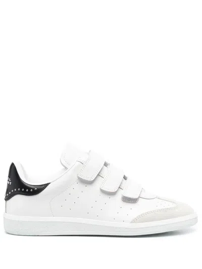Marant Beth Ripped Sneakers In White