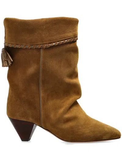 Isabel Marant Marant Dalby 55mm Boots In Brown
