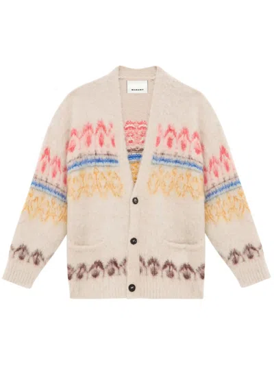 Isabel Marant Dyston Cardigan In White