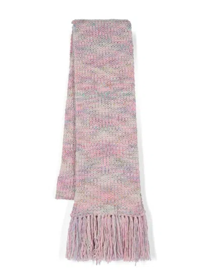 Marant Erdem Fringed Scarf In Pink