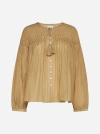 MARANT ETOILE ABADI COTTON AND VISCOSE SHIRT