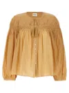 MARANT ETOILE ABADI SHIRT, BLOUSE BEIGE