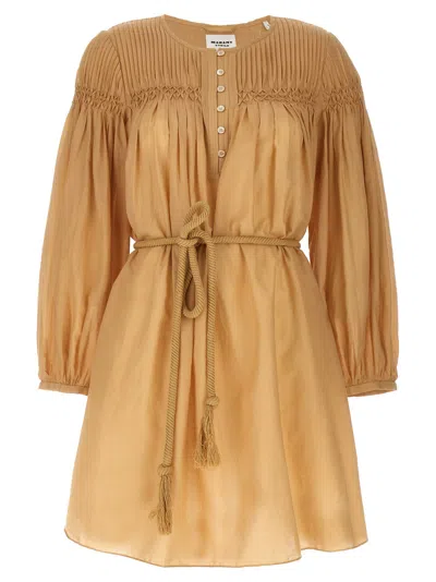 Marant Etoile Adeliani Dress In Beige