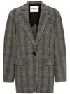Isabel Marant Étoile Charlyne Herringbone Wool Jacket In 灰色