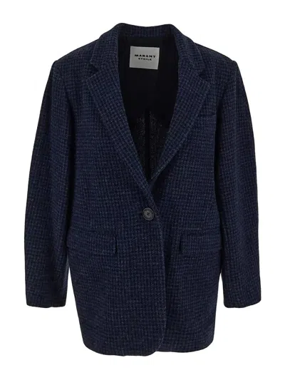 Marant Etoile Adilinko Jacket In Na Navy