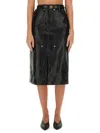 Isabel Marant Étoile Angele Midi Skirt In Black
