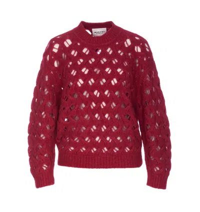 Marant Etoile Aurelia Pullover In Red