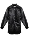 Isabel Marant Étoile Isabel Marant Etoile Ayali Black Leather Dress In 黑色
