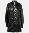 Isabel Marant Étoile Isabel Marant Etoile Ayali Black Leather Dress In Black