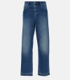 Isabel Marant Étoile Belden High-rise Straight Jeans In Rosa