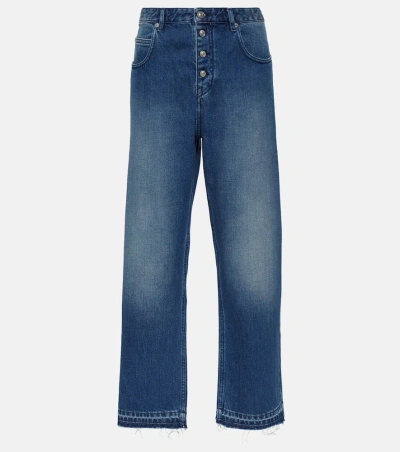 Isabel Marant Étoile Belden High-rise Straight Jeans In Rosa