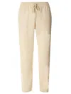 Isabel Marant Étoile Elasticated Drawstring Waistband Trousers In Beige