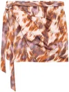 Isabel Marant Étoile Berenice Miniskirt In Neutrals