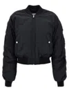 Isabel Marant Étoile Bessime Bomber In Black Cotton In Blue