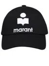 MARANT ETOILE BLACK COTTON TYRON HAT