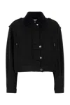 Isabel Marant Étoile Black Julie Denim Jacket In Midnight
