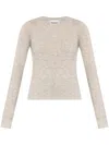 Isabel Marant Étoile Obira Burshed-knit Jumper In Neutrals