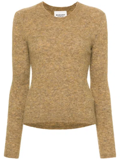 Marant Etoile Brushed-knit Jumper In 褐色