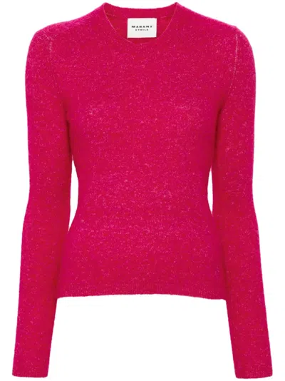 Isabel Marant Étoile Burshed-knit Jumper In Pink