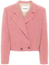 Isabel Marant Étoile Cassidy Cropped Jacket In Pink