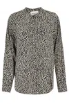 Isabel Marant Étoile Isabel Marant Etoile Catchell Blouse In Ecru Black Ecbk