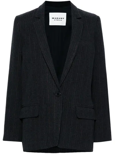 Isabel Marant Étoile Charlyne Blazer Midnight In Black