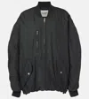 Isabel Marant Étoile Coleen Cotton-blend Bomber Jacket In Black