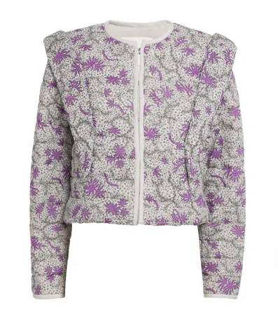 Isabel Marant Étoile Convertible Quilted Drew Jacket In Ecru