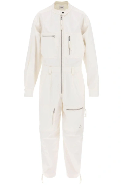 Marant Etoile Cotton Workwear Jumpsuit In Mixed Colours