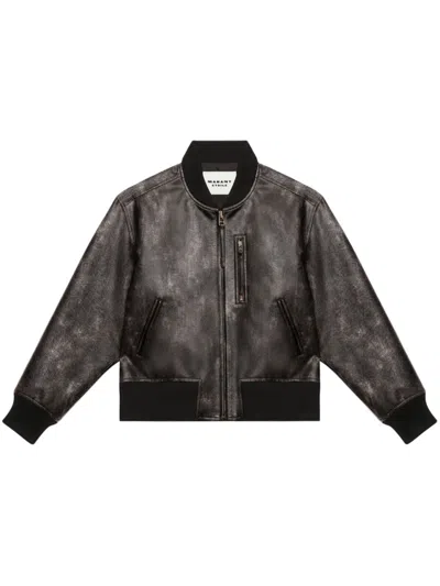 Isabel Marant Étoile Crisley Bomber Jacket In Black