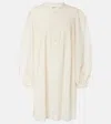 Isabel Marant Étoile Danael Cotton-blend Minidress In White