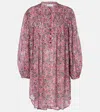 Isabel Marant Étoile Danael Printed Cotton Voile Minidress In Multicoloured