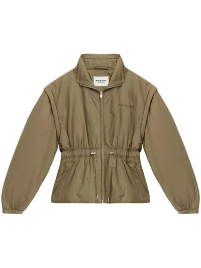 Isabel Marant Étoile Dastyni Coat In Khaki