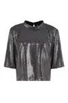 Isabel Marant Étoile Isabel Marant Etoile Delfi Sequined Blouse In Silver