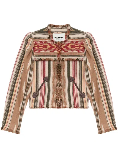 Isabel Marant Étoile Delphina Jacket In Camel