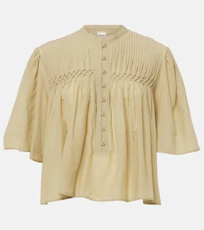 Marant Etoile Destiny Cotton-blend Top In Neutrals