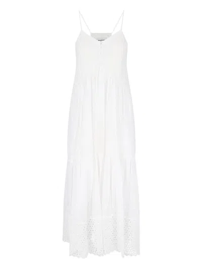 Isabel Marant Étoile White Cotton Voile Divine Long Dress