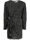 Isabel Marant Étoile Dulce Abstract-print Dress In Black