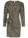 Isabel Marant Étoile Dulce Beige Viscose Dress In Multicolour