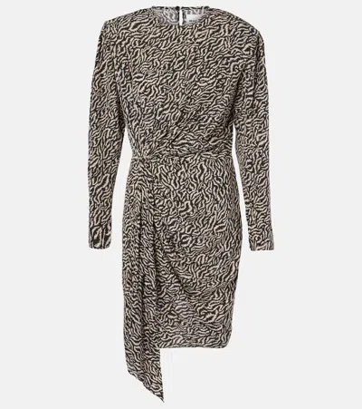 ISABEL MARANT ÉTOILE DULCE PRINTED GATHERED MINIDRESS