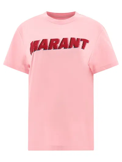 Marant Etoile Edwige T-shirts In Pink