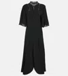 Isabel Marant Étoile Elidia Lace-trimmed Midi Dress In Black