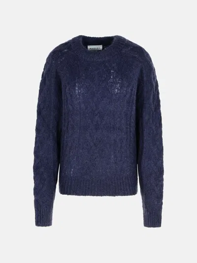 Isabel Marant Étoile 'elka' Navy Mohair Blend Sweater