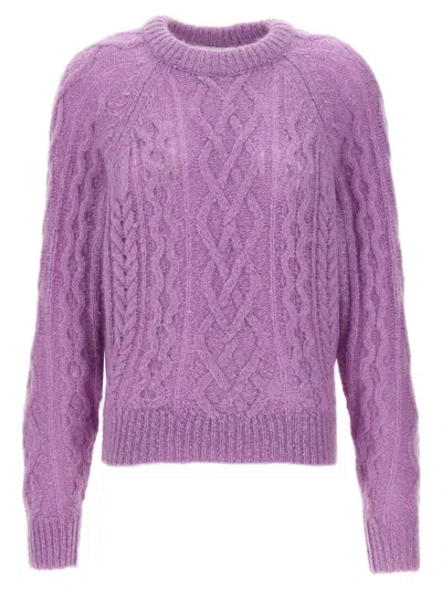 ISABEL MARANT ÉTOILE ELKA SWEATER, CARDIGANS PURPLE