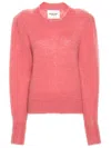 Isabel Marant Étoile Esmee Brushed Jumper In Pink